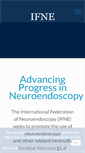 Mobile Screenshot of ifneuroendoscopy.org