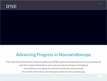 Tablet Screenshot of ifneuroendoscopy.org